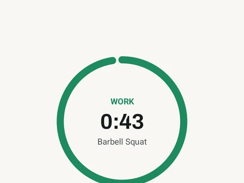 Kinoku Circuit & HIIT screen populated with fictional sample training data.