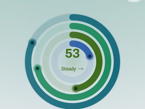 Kinoku Longevity Mode screen populated with fictional sample training data.