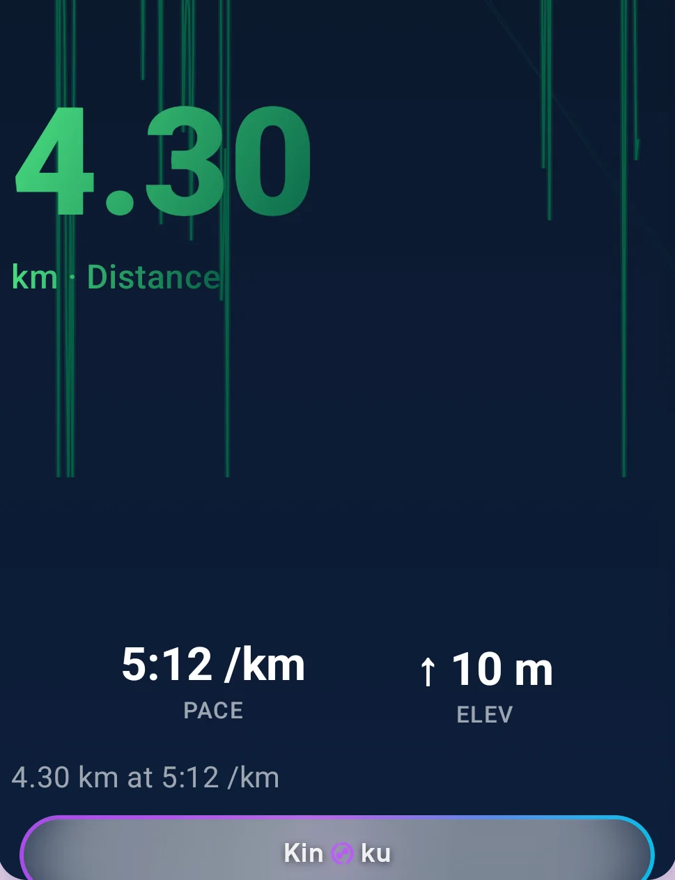 Run share card in the Topo style