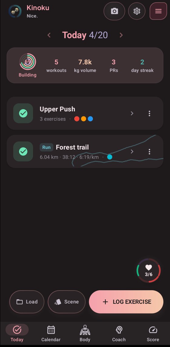 Blush theme, dark mode