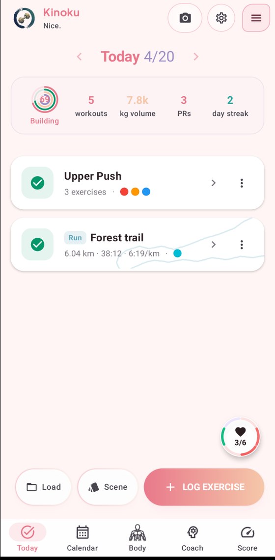 Blush theme, light mode